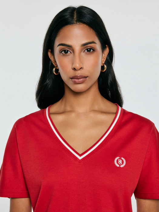 Červené dámske šaty ZORKANA 603